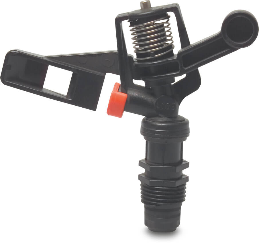 NaanDan Vollkreisregner Kunststoff 1/2" Außengewinde 2,8 mm Orange Typ 5024 SD 12°