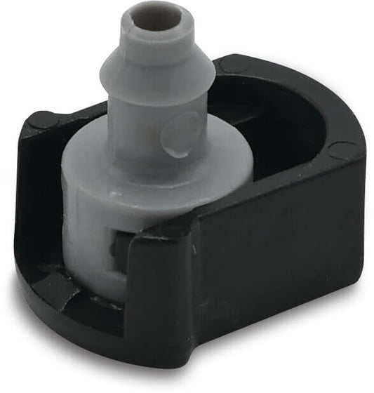 NaanDan Fast-n-Fast connector 4/7 mm Schwarz/Grau (VE: 10 St.)