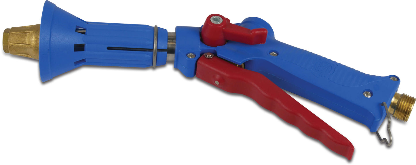 MZ Spritzlanze Messing/Nylon 1/2" Außengewinde 50bar Blau Typ Bora