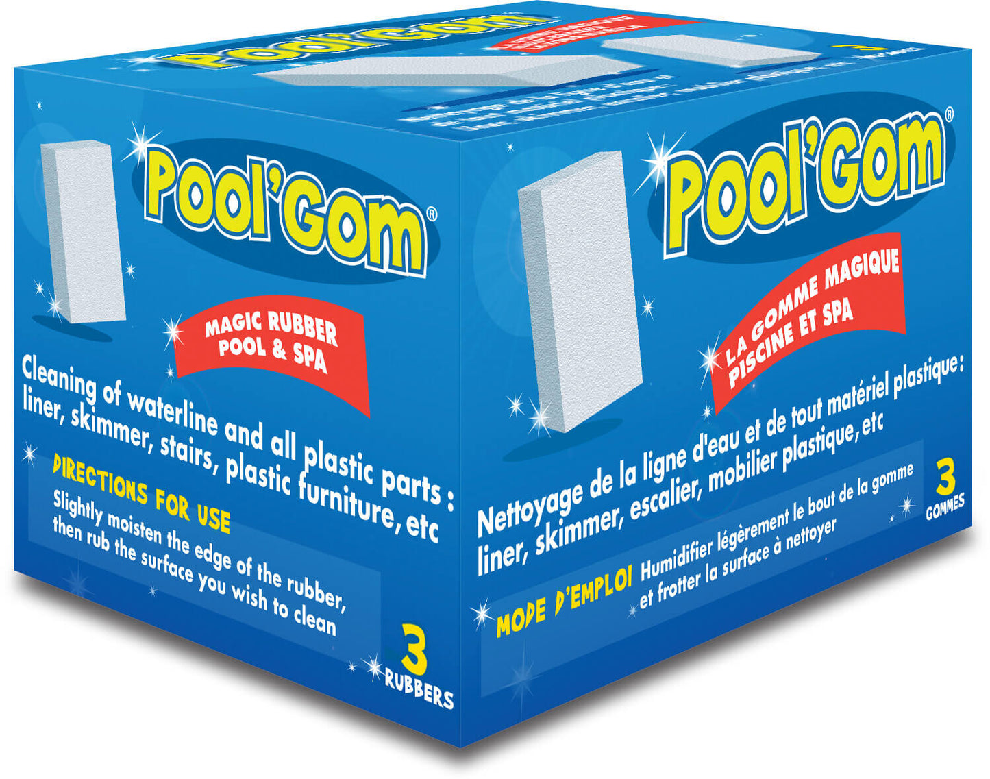Pool’Gom® Schwamm Karton 3 St.