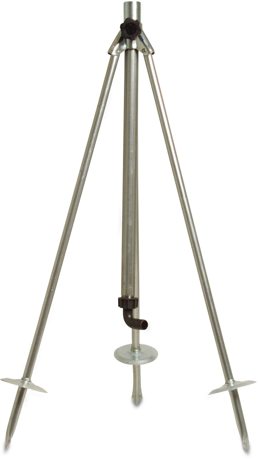 Regnerstativ Stahl Verzinkt 1 1/4" x 32 mm Außengewinde x Schlauchtülle