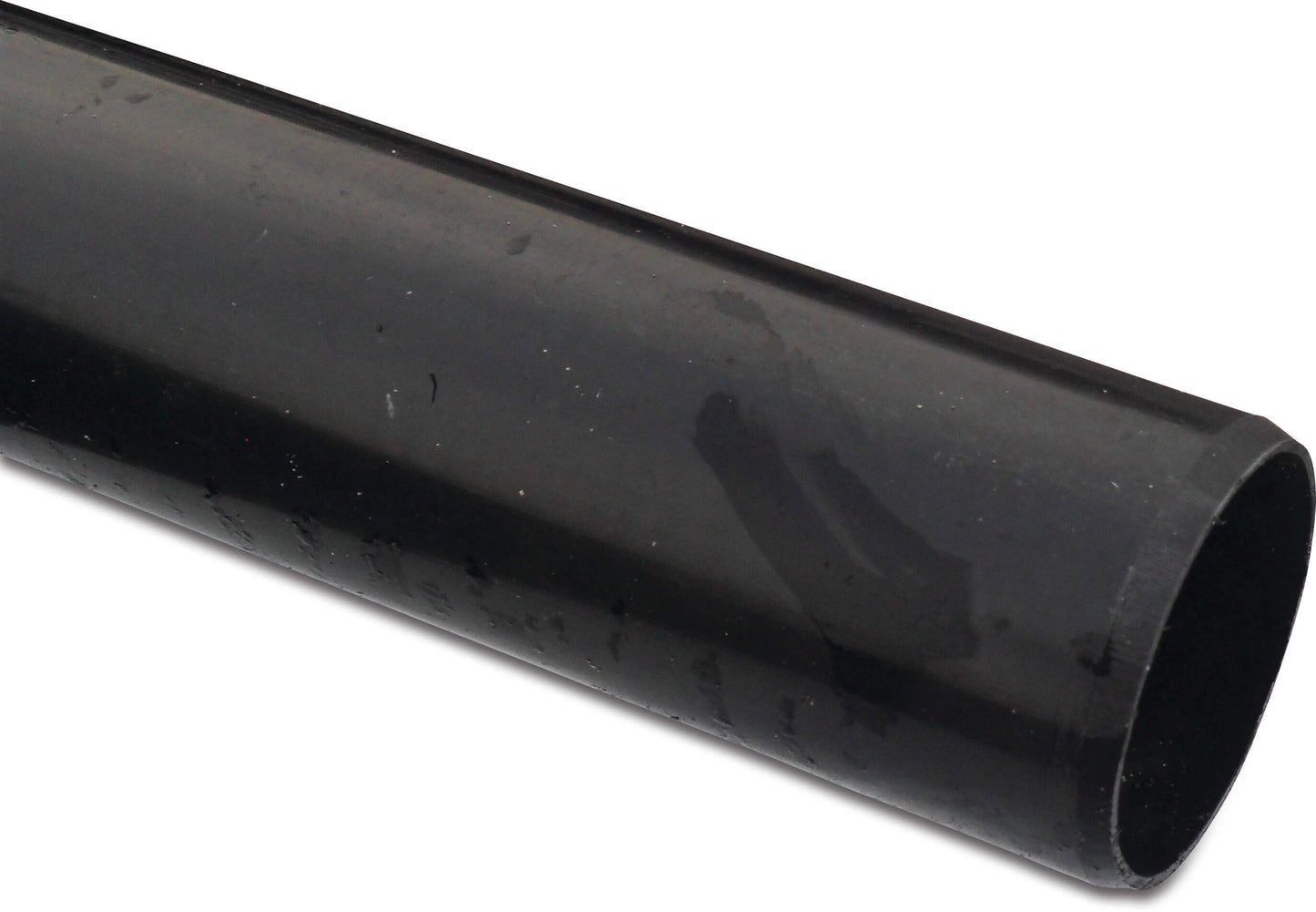 Begrenzungsrohr PE x Glatt Schwarz 6m