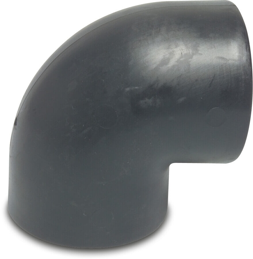 Winkel 90° PP Innengewinde 10bar Schwarz