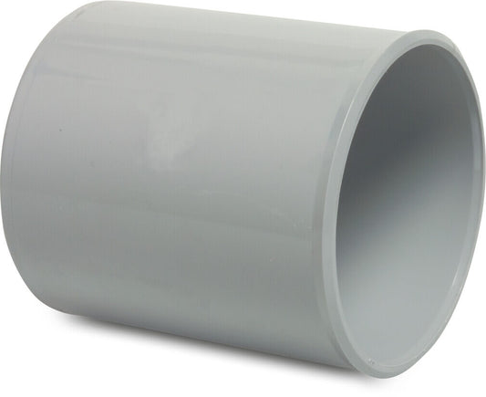 Muffe PVC-U Klebemuffe Grau KOMO