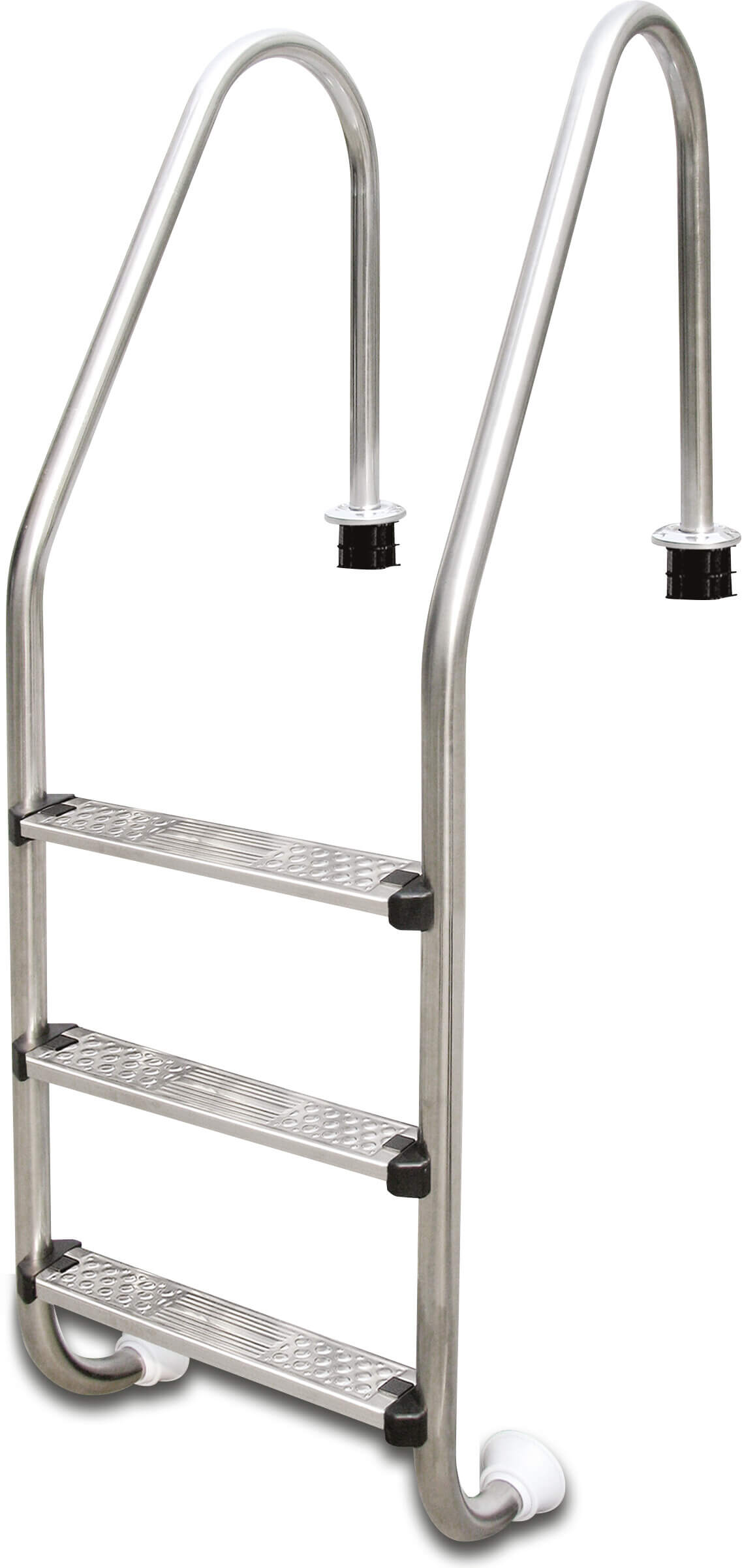 Flotide breites Modell Tiefenbeckenleiter Edelstahl 304 5 Trittstufen