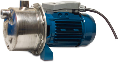 Foras JXF 86 N Kreiselpumpe Edelstahl 304 1" Innengewinde 8bar 3,7A 230VAC Blau selbstansaugend