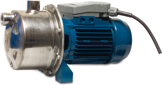 Foras JXF 86 N Kreiselpumpe Edelstahl 304 1" Innengewinde 8bar 3,7A 230VAC Blau selbstansaugend