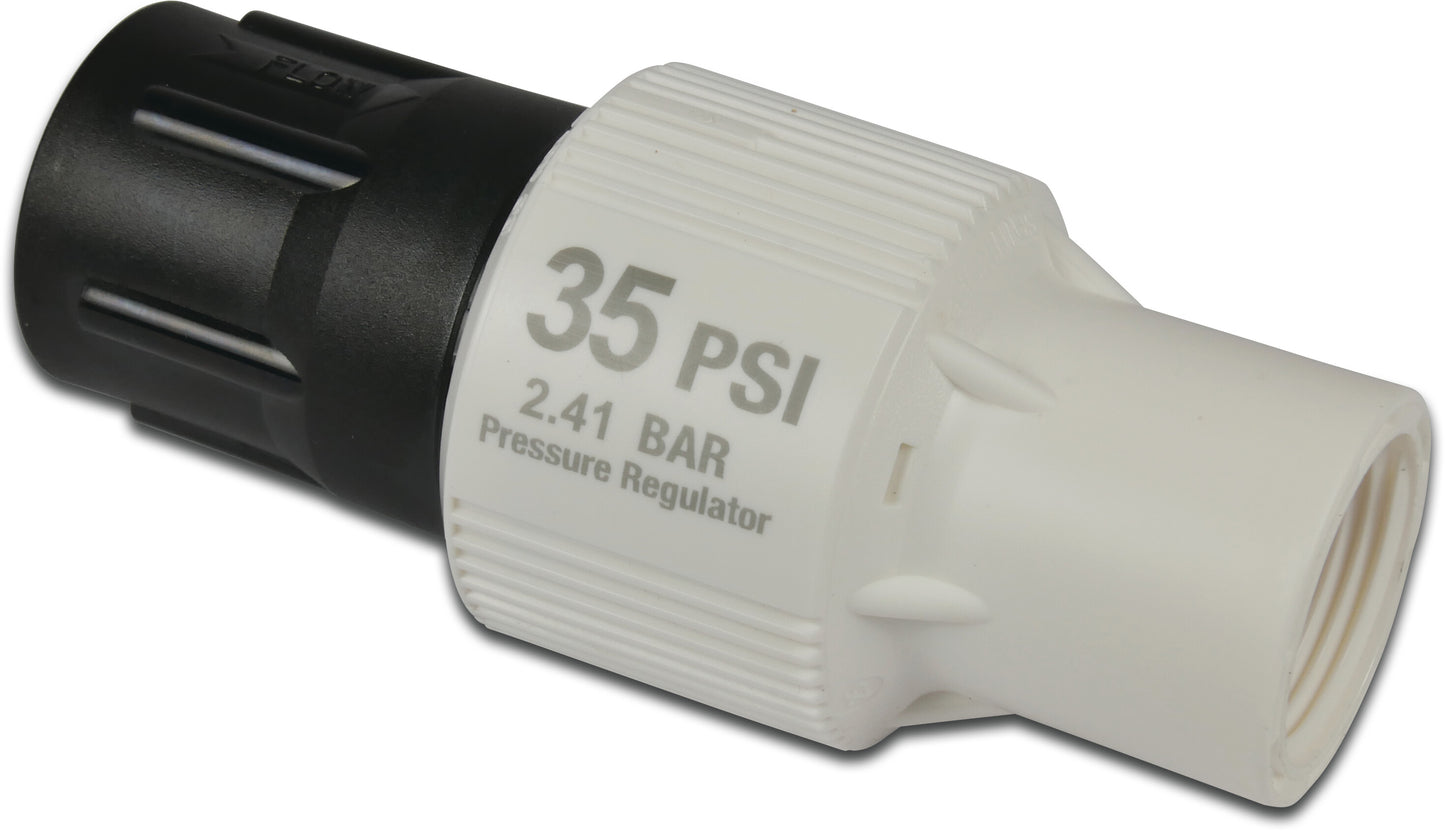 Senninger Druckminderer Kunststoff 3/4" Innengewinde Schwarz/Weiß Typ PRL-35
