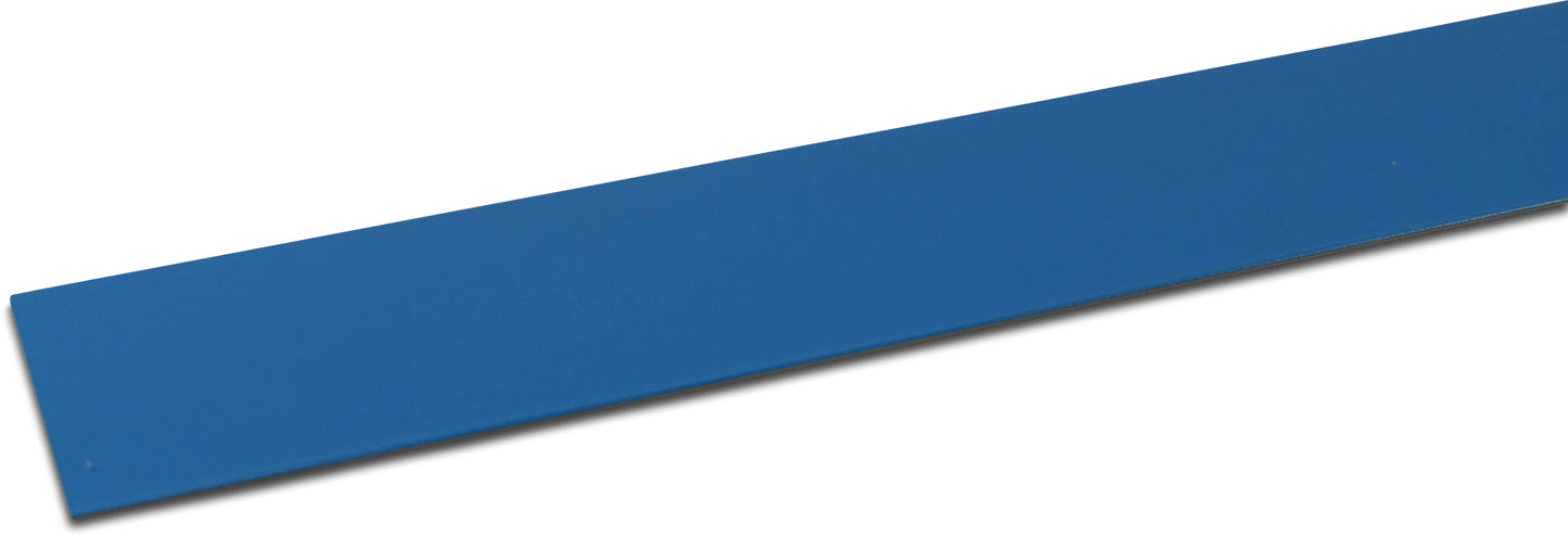 Elbe Verbundblech PVC beschichtet Metal 50 mm x 2000 mm Blau 2m