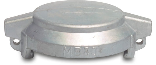Füllrohrverschluss blind Aluminium DN80 x 3" M-Teil TW Typ MB