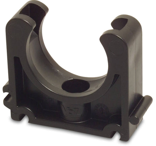 VDL Rohrschelle PP 25 mm Schwarz Typ B