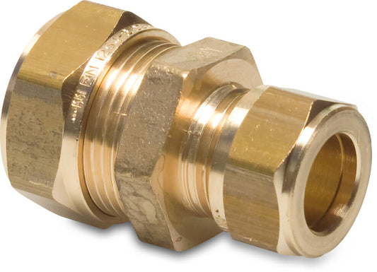 Bonfix Reduziermuffe Messing 15 mm x 10 mm Klemm KIWA/GASTEC