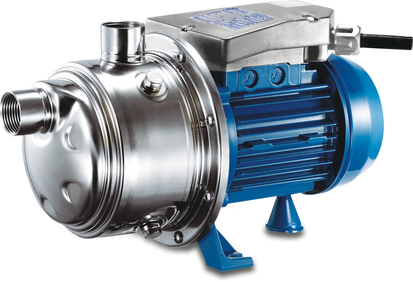 Foras Mehrstufige Kreiselpumpe Edelstahl 304 1" Innengewinde 7bar 4,4A Blau