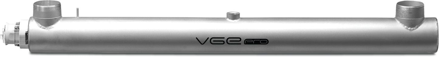 VGE Pro Low pressure lamp UV system Edelstahl 2" Außengewinde 6bar Typ Inox 140-76