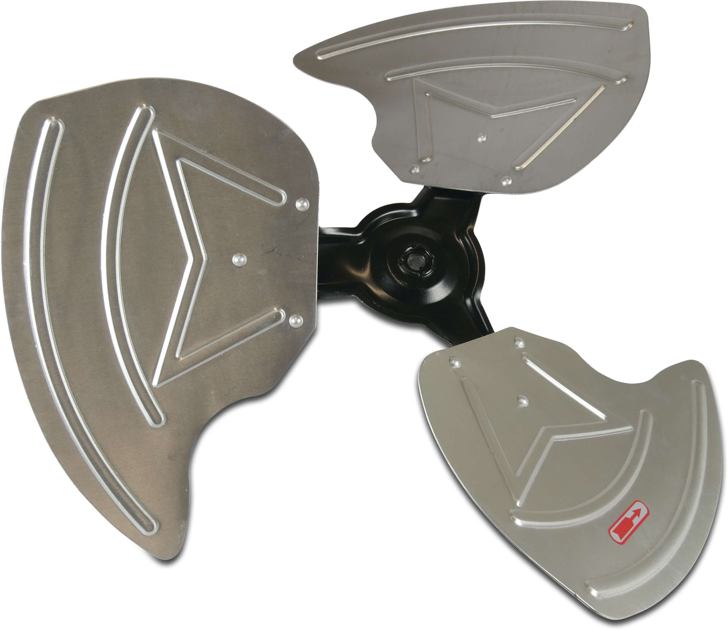 Lüfterrad Aluminium F560mm x 150mm, 12mm Bohrung gegen den Uhrzeigersinn