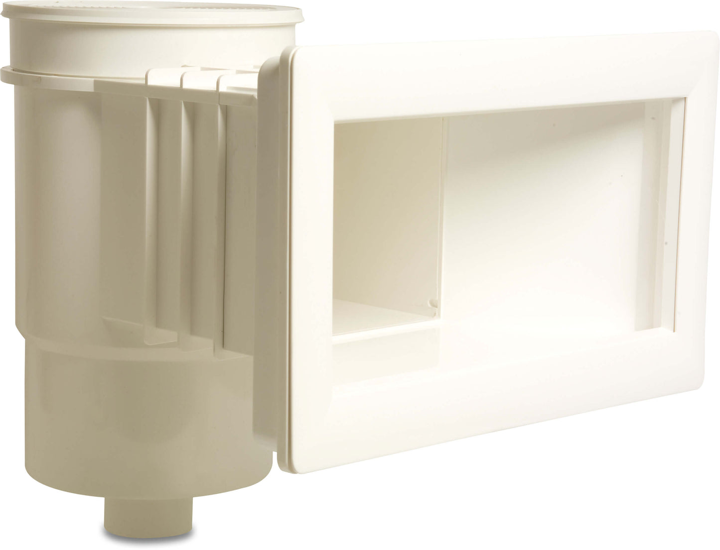 Flotide Standard Skimmer ABS 1 1/2" Innengewinde Weiß rechteckig