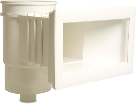 Flotide Standard Skimmer ABS 1 1/2" Innengewinde Weiß rechteckig