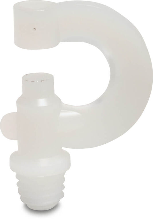 VDL Bügeldüse blind Nylon 3/8WW Außengewinde Weiß (VE: 10 St.)