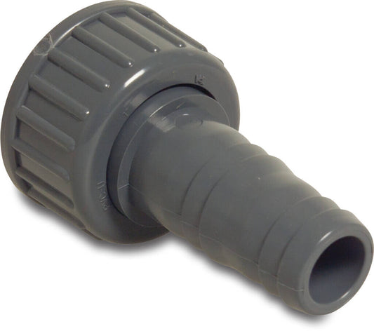 Profec 2/3 Schlauchtülle PVC-U Überwurfmutter IG x Schlauchtülle 10bar Grau
