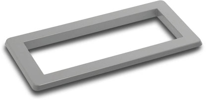 Ocean Flansch mit Blende für Skimmer ABS 242 mm x 466 mm Grau Großer Maßstab Typ Standard with enlargement