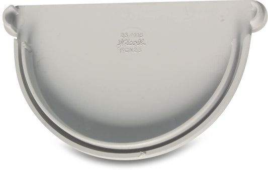 Kappe PVC-U 170 mm Klebe Grau Typ Universal (VE: 10 St.)
