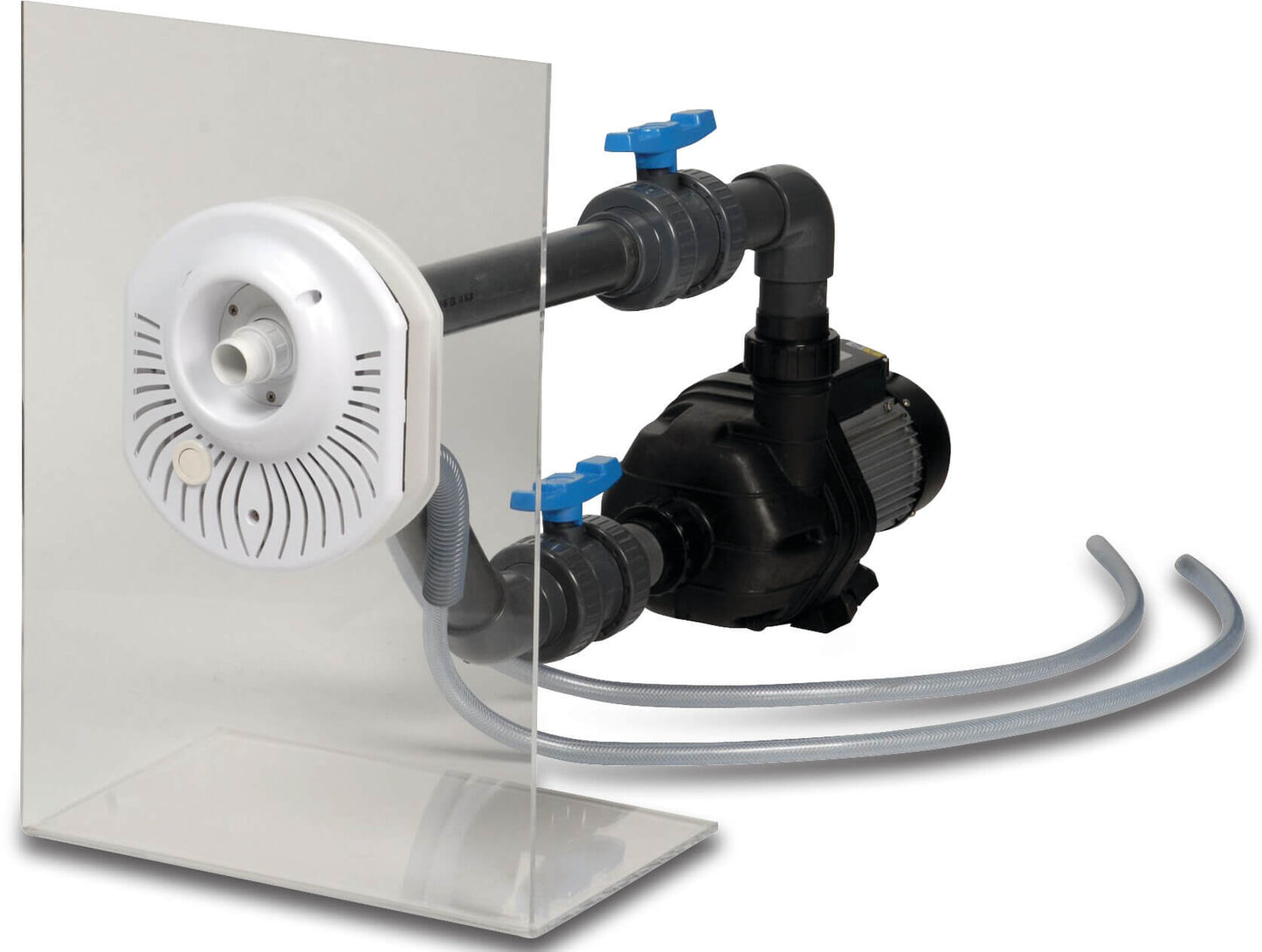 Gegenstromanlage 90 mm Klebemuffe 230VAC Typ NJV-mono