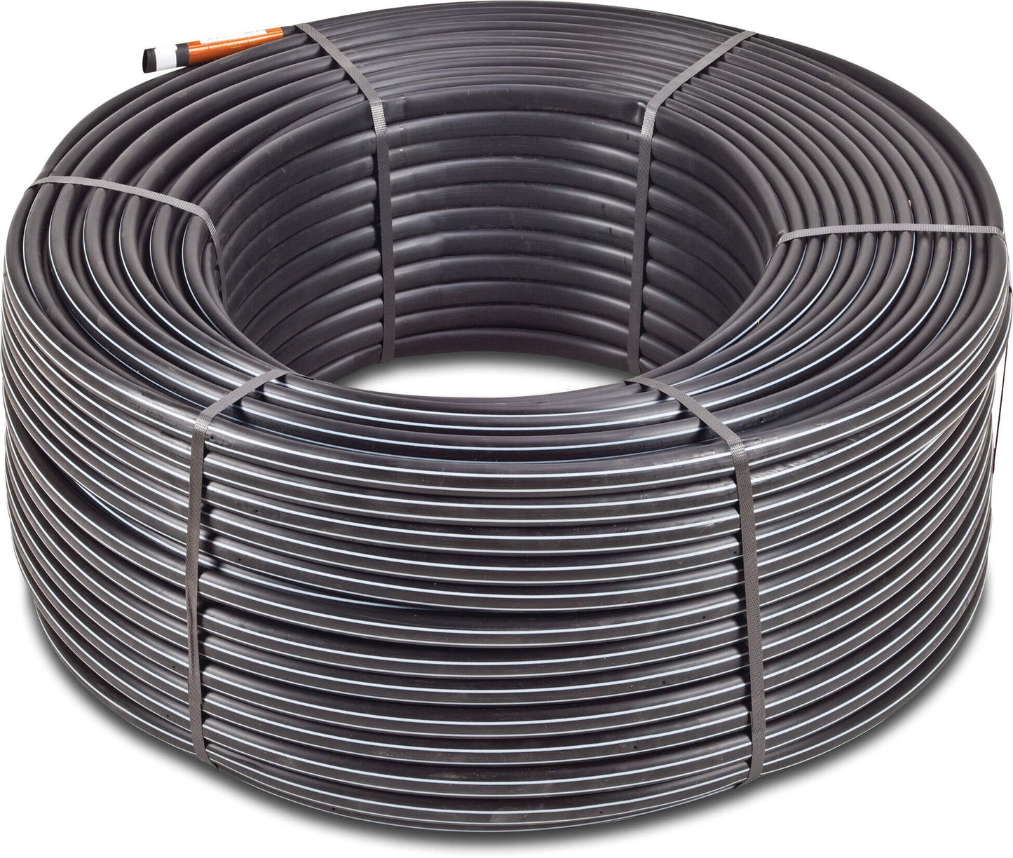 NaanDan Tropfschlauch PE 16 mm x 1,0 mm 39mil 4bar 130micron 1,1ltr/h 30cm Schwarz 500m Typ Amnon PC AS