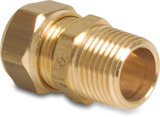 Bonfix Kupplung Messing Klemm x Außengewinde 0.2bar 10bar KIWA/GASTEC