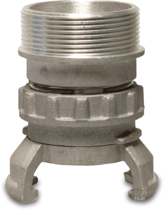 Schnellkupplung Aluminium DN45 x 2" DSP mit Sperring x Außengewinde Typ DSP