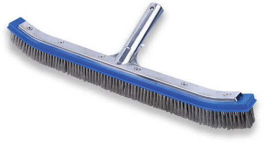 Flotide für Betonbecken Algenbürste Edelstahl 18"
