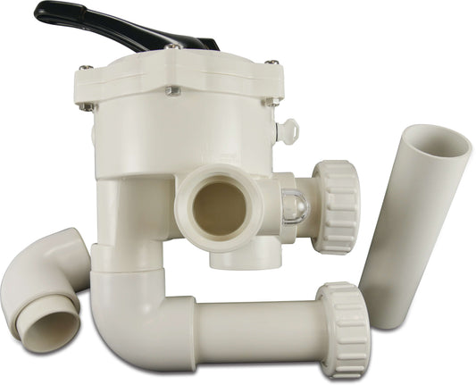 Mehrwegeventil 1 1/2" für seitliche Montage Filter Typ 6-way valve + piping kit