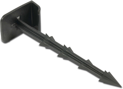 Rohrleitungshalter Kunststoff 15cm Schwarz