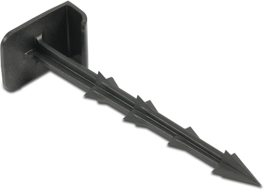 Rohrleitungshalter Kunststoff 16 mm 20cm Schwarz