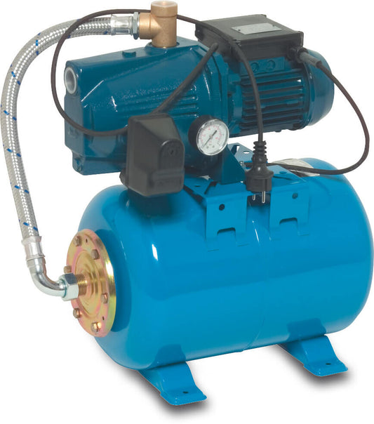 Foras JA 86 N Hauswasserstation Gusseisen 1" Innengewinde 6bar 3,6A 230VAC Blau 24ltr