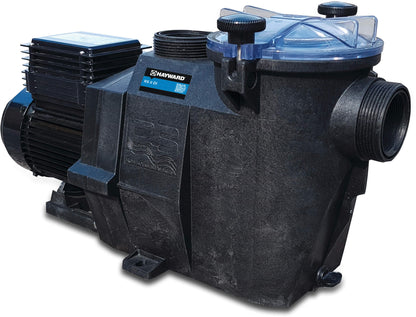 Hayward RS II 30203 Schwimmbadpumpe PP GF 63 mm Klebemuffe 5,72/3,3A Schwarz 2PS
