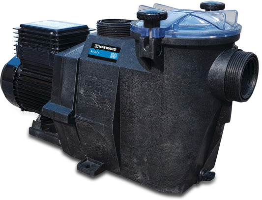 Hayward RS II 30203 Schwimmbadpumpe PP GF 63 mm Klebemuffe 5,72/3,3A Schwarz 2PS