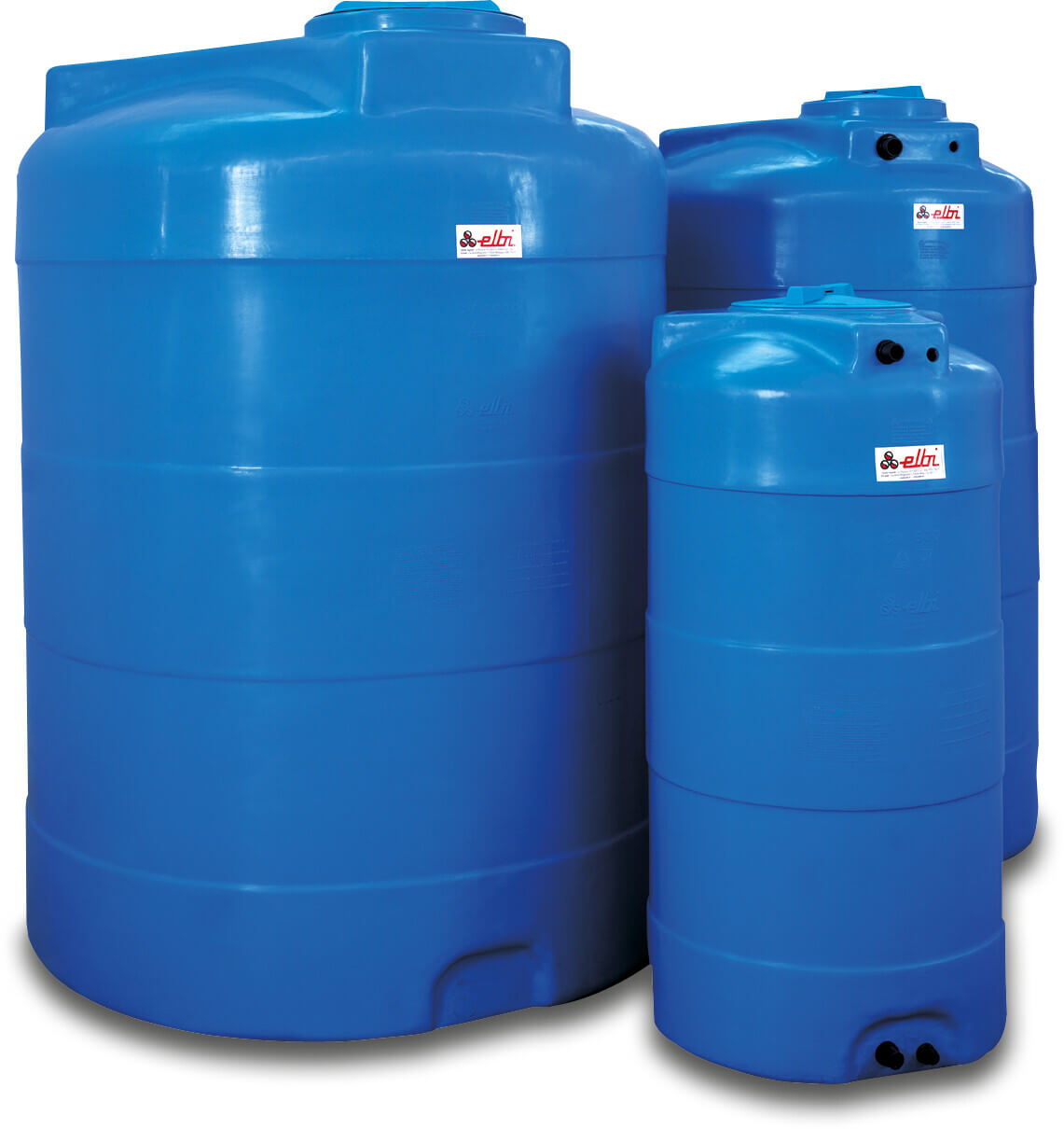 Elbi Behälter LDPE Blau 5000ltr WRAS Typ CV vertikal
