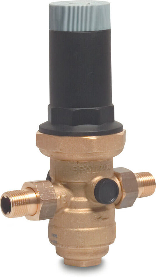 Honeywell Druckminderer Messing 1/2" Außengewinde 25bar 0,16 mm DN15 Edelstahl Typ D06FN