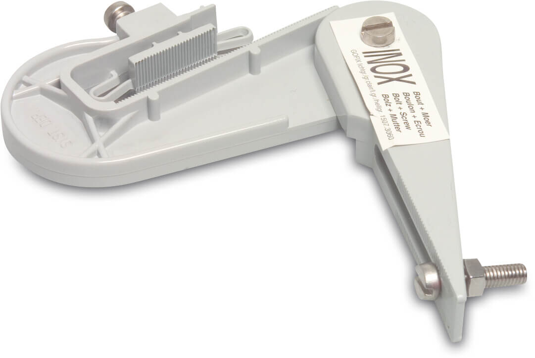 Haken PVC-U Grau