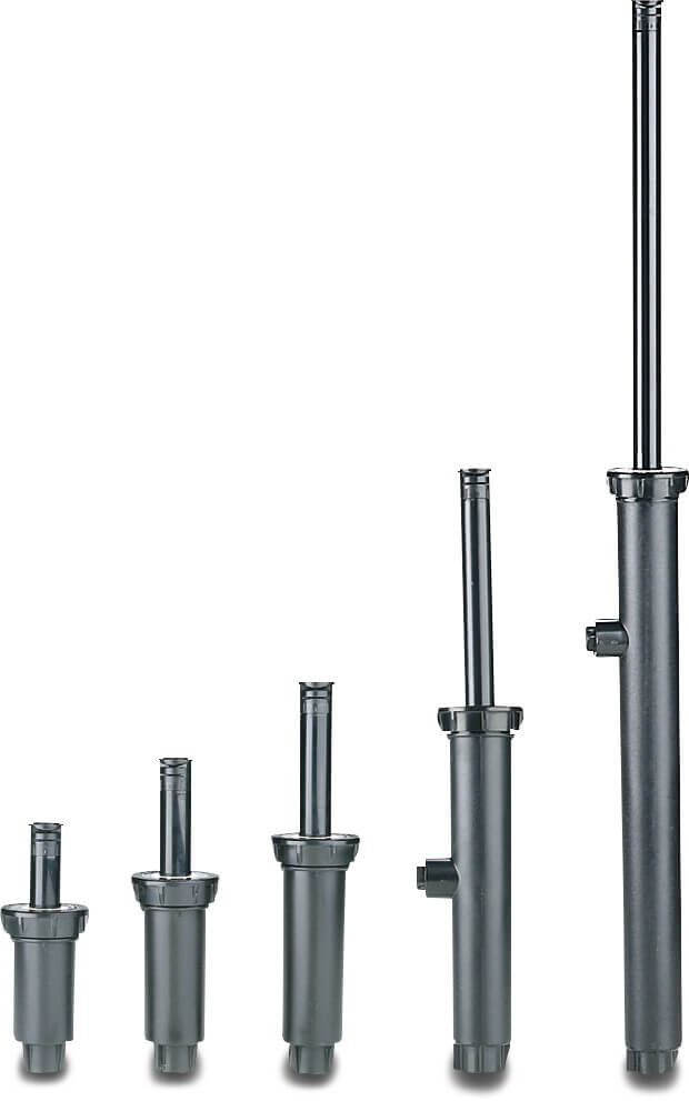 Rain Bird RD 1804-SAM-PRS 3,1 bar Regner Basis Kunststoff 1/2" x 5/8" Innengewinde x UNC Außengewinde 10cm Schwarz