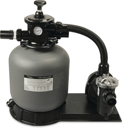 Flotide FSP500-6W Filtersatz PE 50 mm / 1 1/2" Metrisch/Imperial Klebemuffe 2bar 230VAC Grau