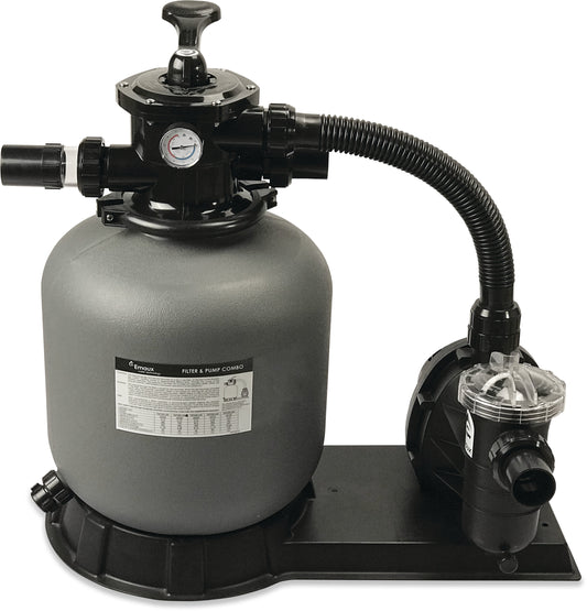 Flotide FSP500-6W Filtersatz PE 50 mm / 1 1/2" Metrisch/Imperial Klebemuffe 2bar 230VAC Grau