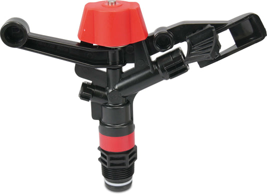 NaanDan Kreisregner Kunststoff 3/4" Außengewinde 4,0 mm Schwarz Typ 5035 SD