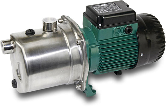 DAB JETINOX 132 T Kreiselpumpe Edelstahl 304 1" Innengewinde 8bar 4,7A 400VAC Grün selbstansaugend