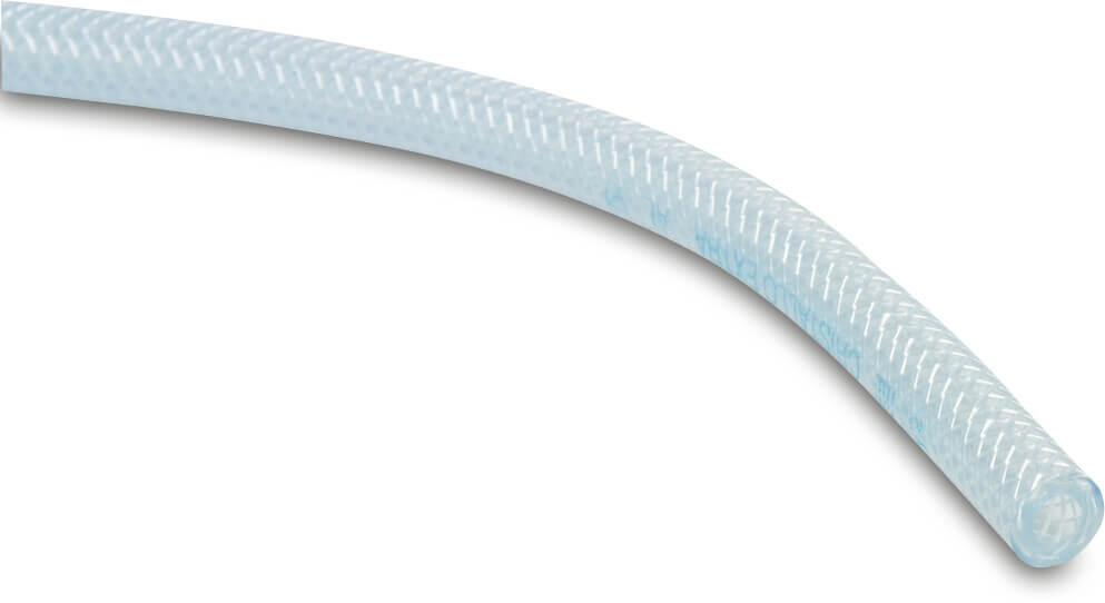 Gewebeschlauch PVC x 4,5 mm 12bar Transparent 25m