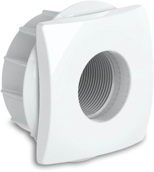 Weltico Auslass ABS 2"/50 mm Weiß Typ Glue-in Design