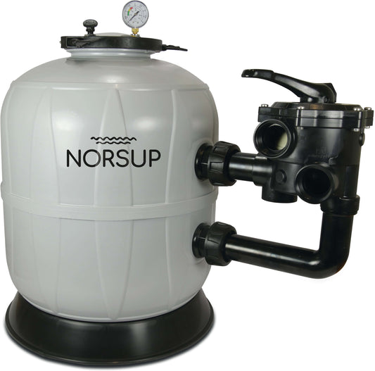 Norsup S450 Sandfilter PP 1 1/2" Innengewinde 3,75bar Grau
