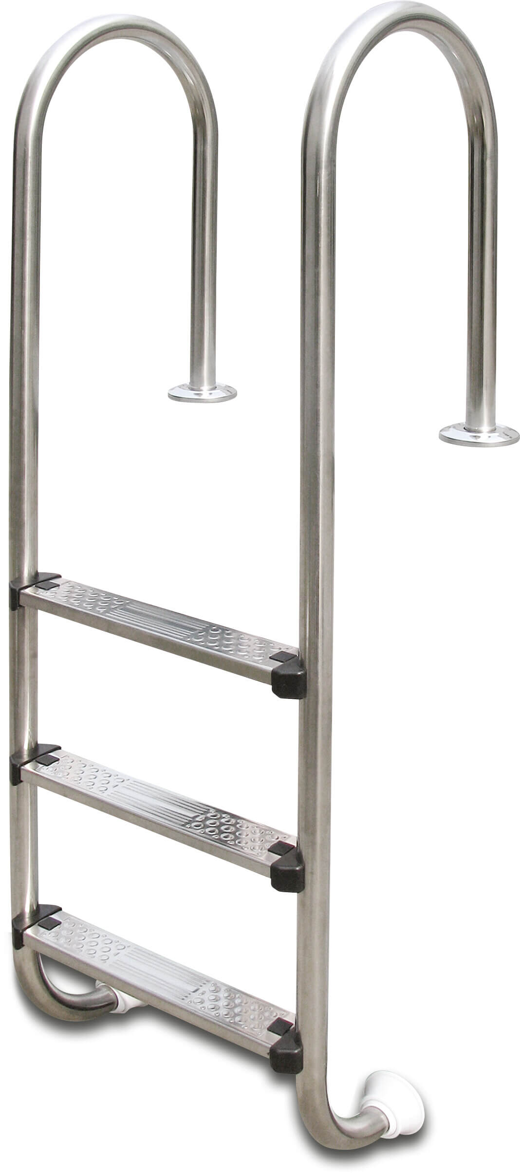 Flotide schlankes Modell Tiefenbeckenleiter Edelstahl 304 3 Trittstufen