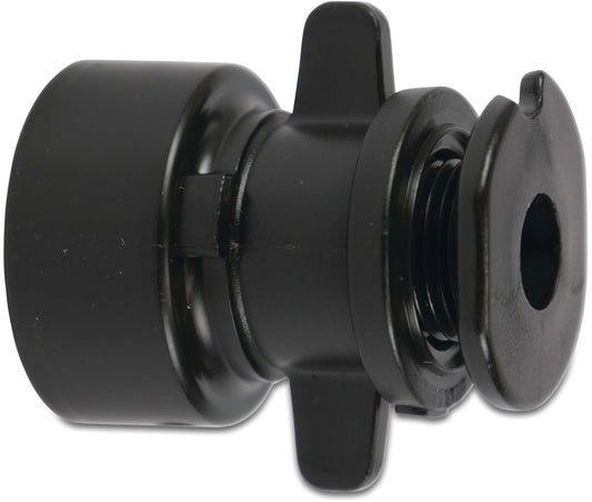 Adapter Flachschlauch PP 1/2" Innengewinde 6bar Schwarz