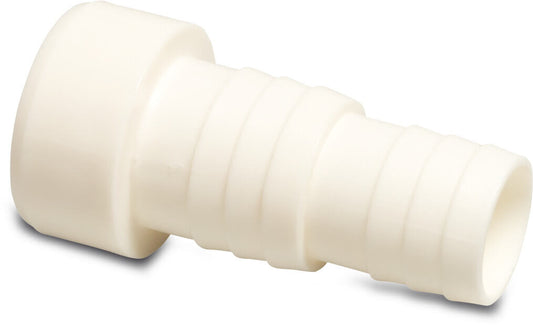 Schlauchtülle ABS 50 mm x 38-32 mm Stutzen x Schlauchtülle 10bar Weiß (VE: 10 St.)